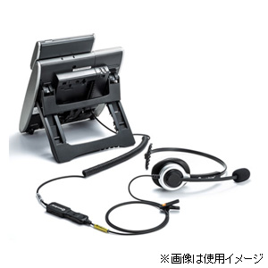 サンワサプライ MM-HSRJ02 電話用ヘッドセット（片耳タイプ）[MMHSRJ02] 返品種別A