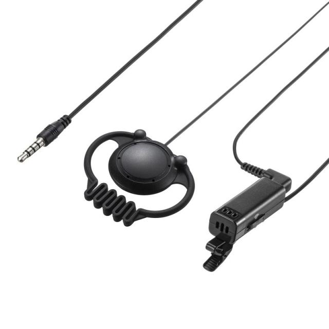 サンワサプライ MM-WGS5T-HS1 ワイヤレスガイド MM-WGS5T専用イヤホンマイク[MMWGS5THS1] 返品種別A