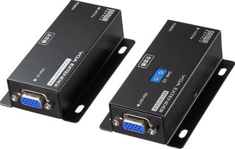サンワサプライ VGA-EXSET1N ディスプレイエクステンダー（セットモデル）[VGAEXSET1N] 返品種別A