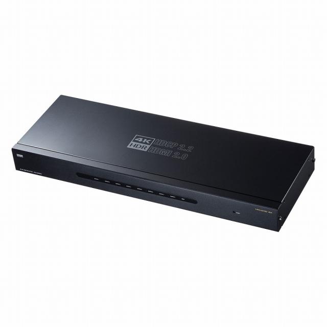 サンワサプライ VGA-HDRSP8 4K/60Hz・HDR対応HDMI分配器(8分配）[VGAHDRSP8] 返品種別A