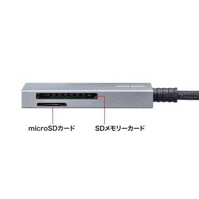 Type-C カードリーダー ADR-3TCMSD11S