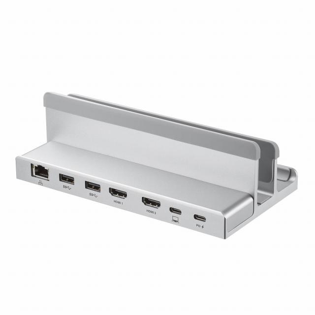 サンワサプライ USB-CVDK18 USB Type-Cドッキングステーション（スタンド一体型タイプ）[USBCVDK18] 返品種別A