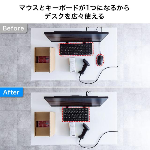 サンワサプライ SKB-BS8BK マグネット内蔵 防水防塵キーボード（ブラック）[SKBBS8BK] 返品種別A_9