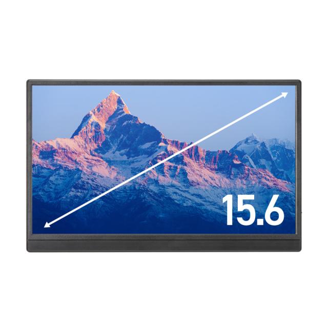 サンワサプライ｜ SANWA SUPPLY DP-06 タッチパネル搭載モバイル液晶ディスプレイ(15.6型/IPS/FullHD 1920×1080/60Hz/30ms/MiniHDMI/USB Type-C)(ブラック)[DP06] 返品種別A