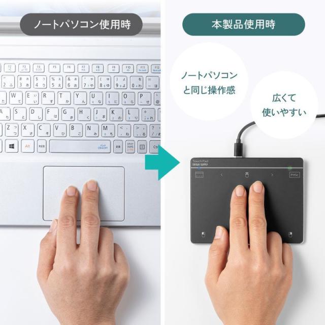 サンワサプライ MA-PY521GM 有線タッチパッド 6インチ[MAPY521GM] 返品種別A_5