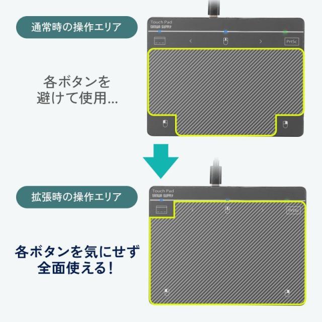 サンワサプライ MA-PY521GM 有線タッチパッド 6インチ[MAPY521GM] 返品種別A_7