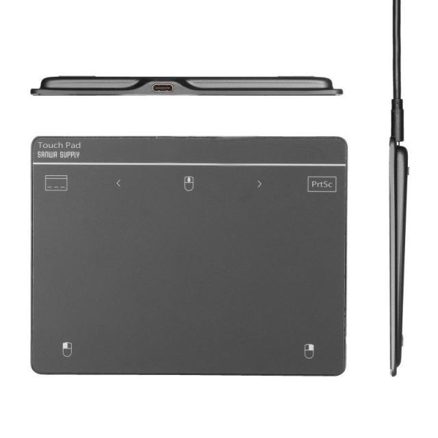 サンワサプライ MA-PY521GM 有線タッチパッド 6インチ[MAPY521GM] 返品種別A_14