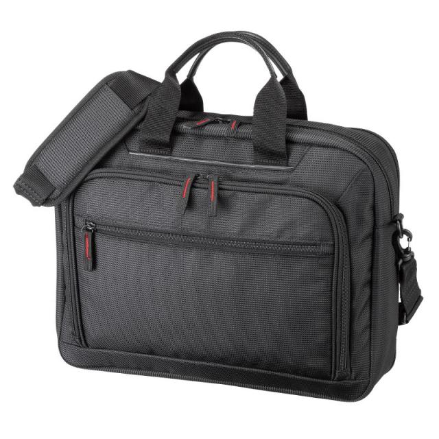 サンワサプライ BAG-W3BK マチ拡張PCバッグ（14インチワイド・ブラック）[BAGW3BK] 返品種別A 4,214円