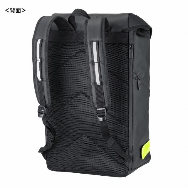 サンワサプライ BAG-GEN1BK 〜17.3型ワイド対応 反射テープ付き 現場用リュック 34L[BAGGEN1BK] 返品種別A