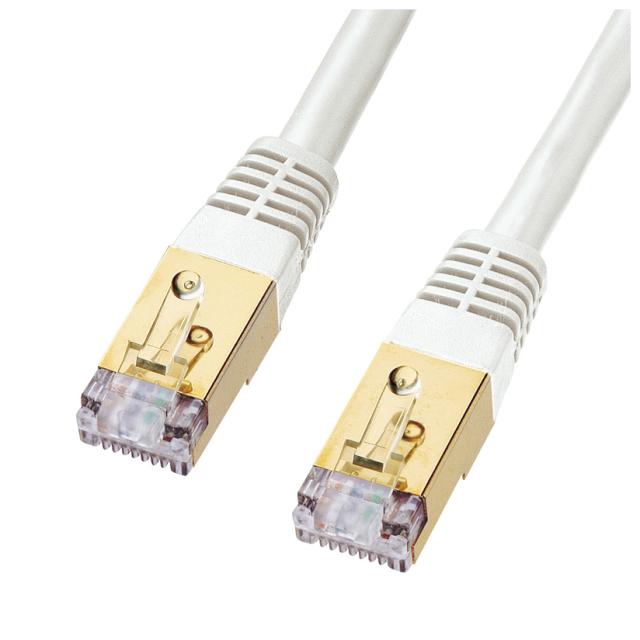 サンワサプライ KB-T7-40WN カテゴリ7対応 LANケーブル 40m(ホワイト)[KBT740WN] 返品種別A