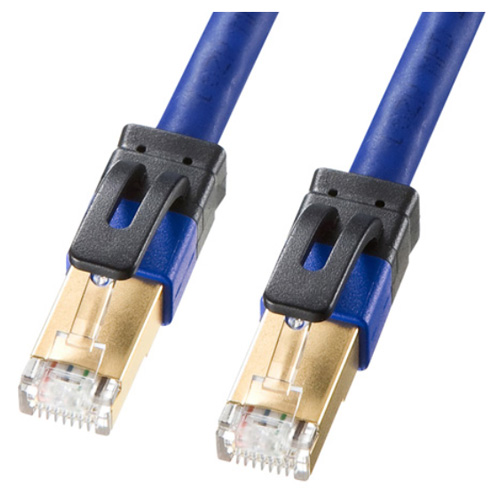 サンワサプライ KB-T7A-30BL カテゴリ7A LANケーブル スタンダード 30m（ブルー）[KBT7A30BL] 返品種別A