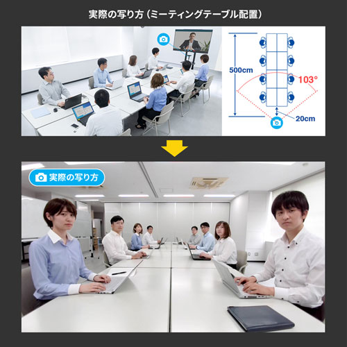 サンワサプライ CMS-V51BK 会議用ワイドレンズカメラ[CMSV51BK] 返品種別A