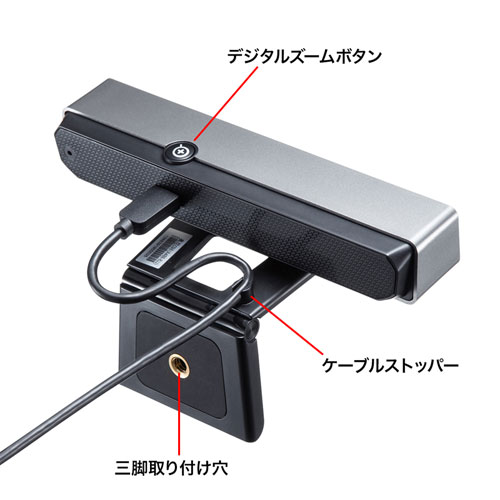 サンワサプライ CMS-V52S 会議用ワイドレンズカメラ 4Kタイプ[CMSV52S] 返品種別A