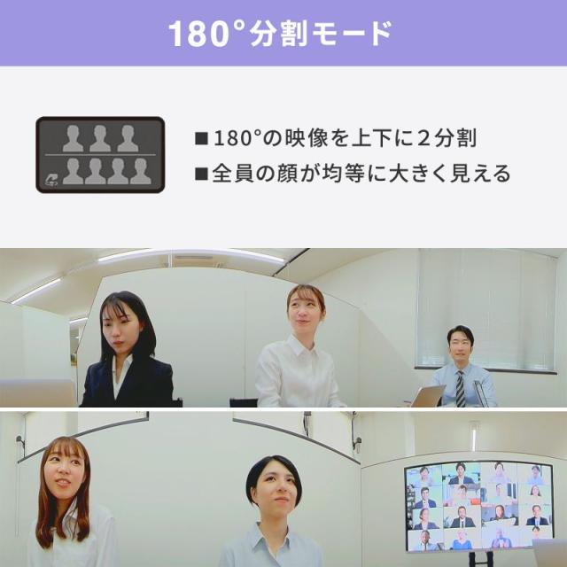 サンワサプライ CMS-V71BK スピーカー内蔵360度Webカメラ[CMSV71BK] 返品種別A