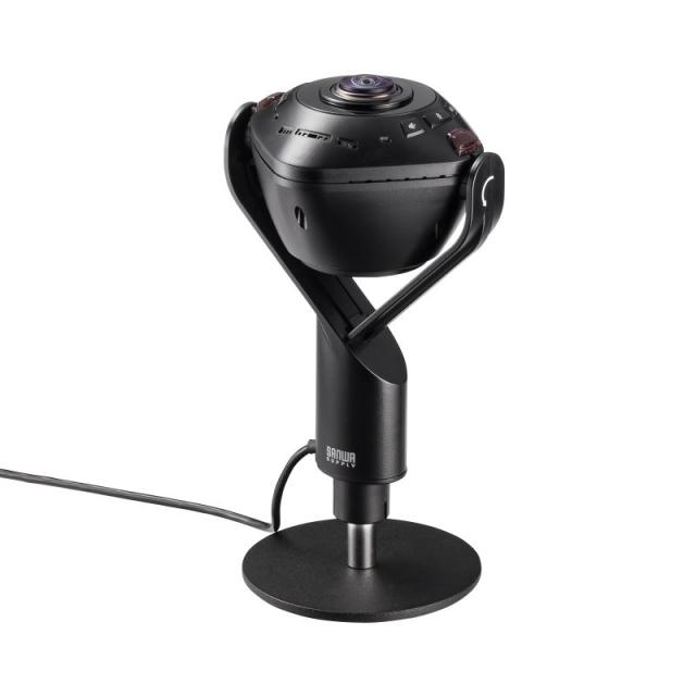 サンワサプライ CMS-V71BK スピーカー内蔵360度Webカメラ[CMSV71BK] 返品種別A