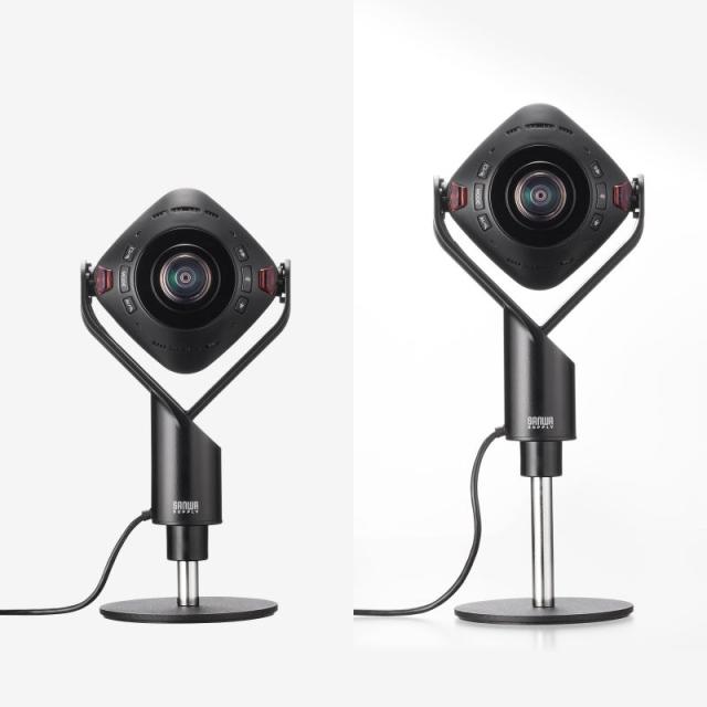 サンワサプライ CMS-V71BK スピーカー内蔵360度Webカメラ[CMSV71BK] 返品種別A