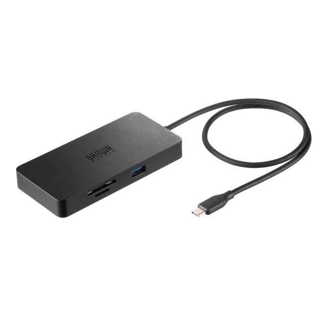 サンワサプライ USB-DKM5BKN USB Type-C ドッキングステーション[USBDKM5BKN] 返品種別A