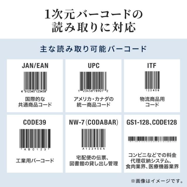 サンワサプライ BCR-WL1D1BK 2.4Gワイヤレス1次元バーコードリーダー[BCRWL1D1BK] 返品種別A