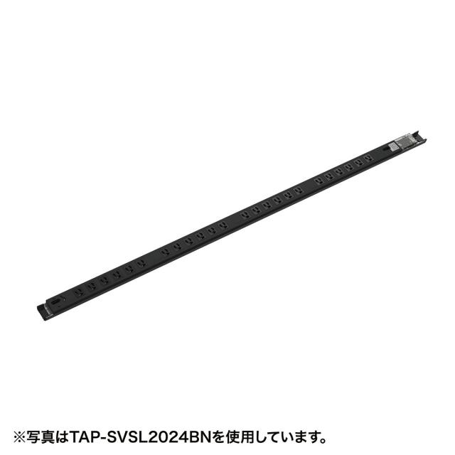 サンワサプライ TAP-SVSL159BN 19インチサーバーラック用コンセント(15A)[TAPSVSL159BN] 返品種別A