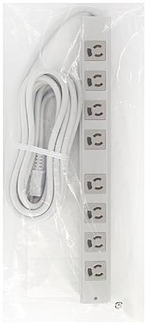 サンワサプライ TAP-KS8-5 工事物件タップ（3P・8個口・5m）[TAPKS85] 返品種別A_7