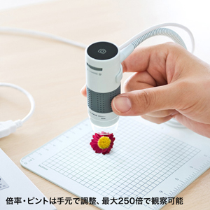 サンワサプライ LPE-07W USB顕微鏡[LPE07W] 返品種別A