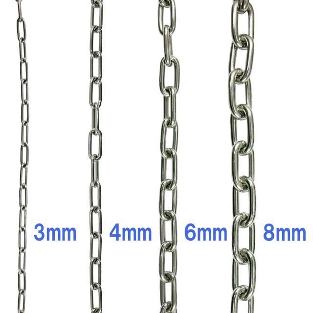 ひめじや RS-8 ステンレスチェーン #8×30mステンレスリッジレスチェーン[RS8ヒメジヤ] 返品種別B_2