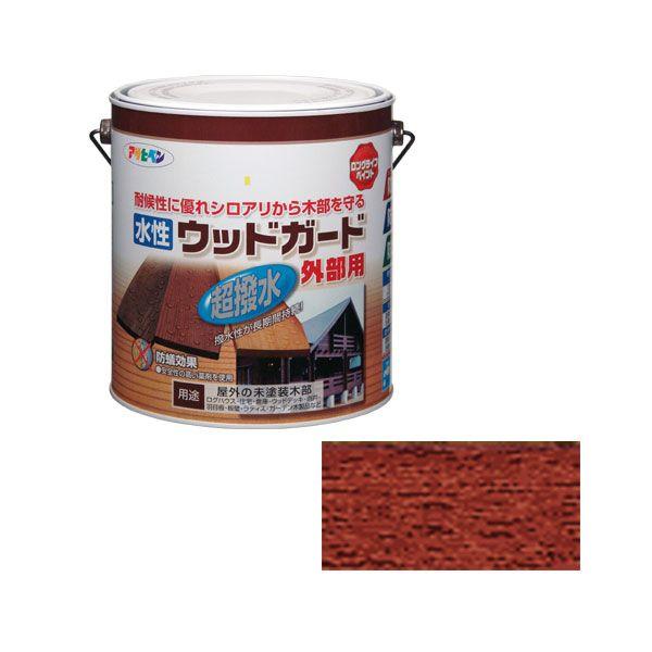 アサヒペン ウツドガ-ドヨウ3L MAHO 水性ウッドガード外部用 3L(マホガニー)[ウツドガドヨウ3LMAHO] 返品種別B