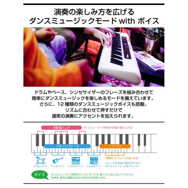 カシオ CT-S200-BK 61鍵キーボード（ブラック）CASIO Casiotone[CTS200BK] 返品種別A｜au PAY マーケット