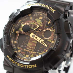 カシオ 【国内正規品】G-SHOCK（ジーショック）　Camouflage Dial Series クオーツ　メンズタイプ GA-100CF-1A9JF返品種別A_1