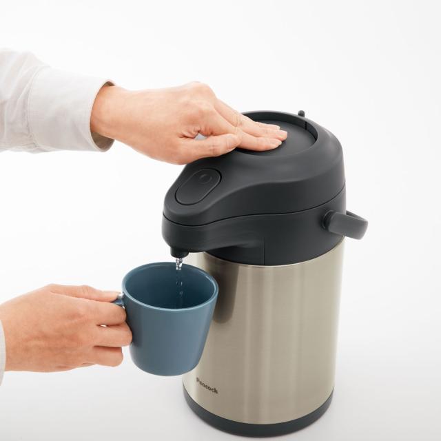 ピーコック MRS-40XA ステンレスエアーポット　4.0L　ステンレスPeacock　エアーポット[MRS40XA] 返品種別A