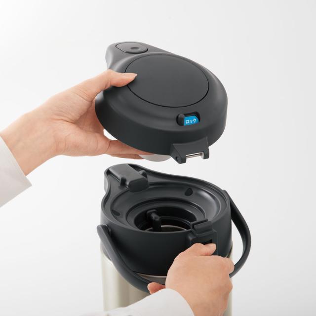 ピーコック MRS-40XA ステンレスエアーポット　4.0L　ステンレスPeacock　エアーポット[MRS40XA] 返品種別A