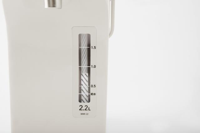 ピーコック WMR-22 電気ポット(電動給湯式)　　2.2L　アッシュホワイトPeacock　早沸きタイプ[WMR22] 返品種別A