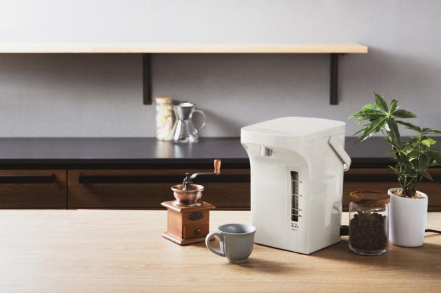 ピーコック WMR-22 電気ポット(電動給湯式)　　2.2L　アッシュホワイトPeacock　早沸きタイプ[WMR22] 返品種別A