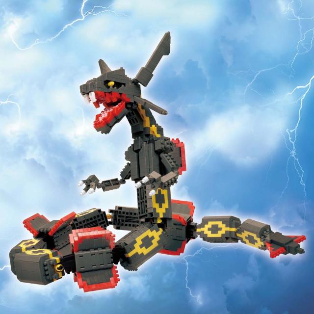 カワダ 【再生産】nanoblock（ナノブロック)ポケットモンスター 黒いレックウザ エクストリームDX 【NBPM_104】ナノブロック 返品種別B_8