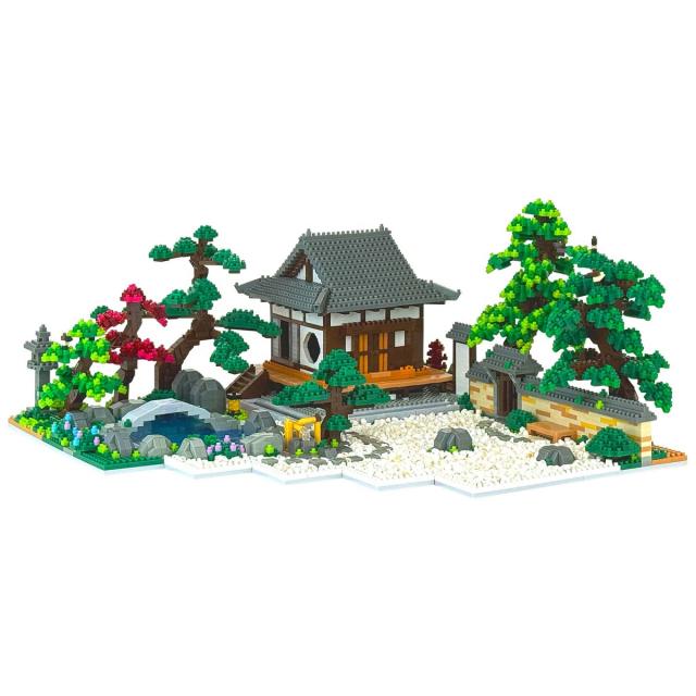 カワダ nanoblock（ナノブロック） 日本庭園 デラックスエディション【NB-064】ナノブロック  返品種別B