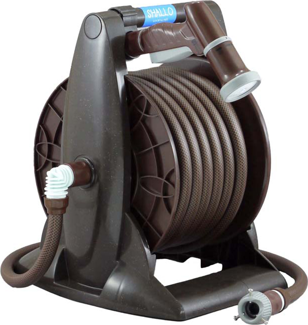 三洋化成 SB5-Q207R シャロホースリール 15×20m (ブラウンメタリック)[SB5Q207R] 返品種別B