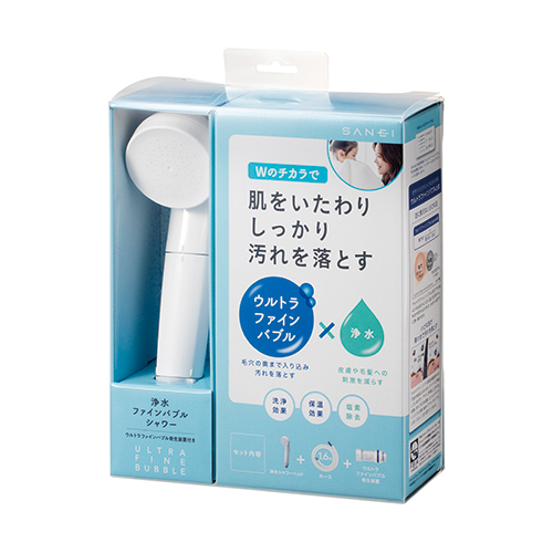 SANEI PS7964-CT6A-MW2 シャワーセット（浄水ファインバブル）SANEI[PS7964CT6AMW2] 返品種別A_1