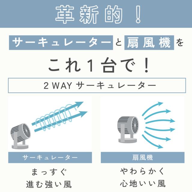 象印 RC-AA30-HA 【扇風機】DCモーター搭載 サーキュレーター(グレー)ZOJIRUSHI 2WAY サーキュレーター[RCAA30HA] 返品種別A