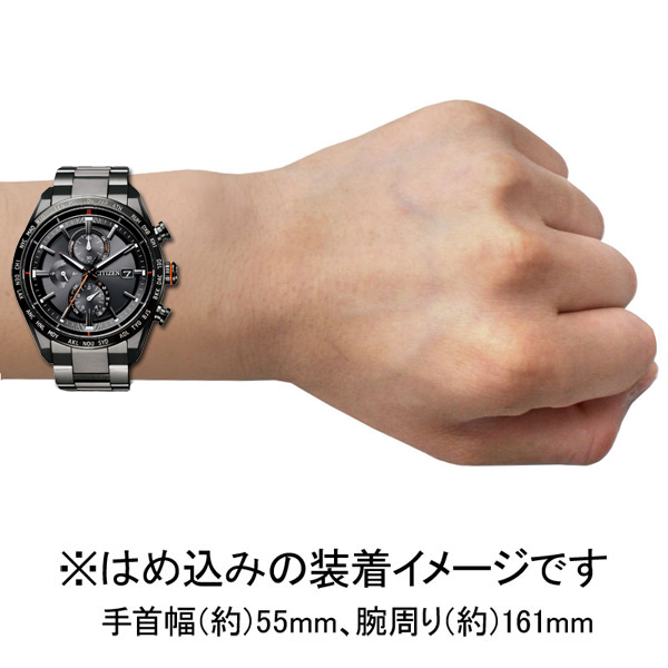 シチズン 【国内正規品】アテッサ　ダイレクトフライト　ACT Line Black Titanium Series AT8185-62E返品種別A_2