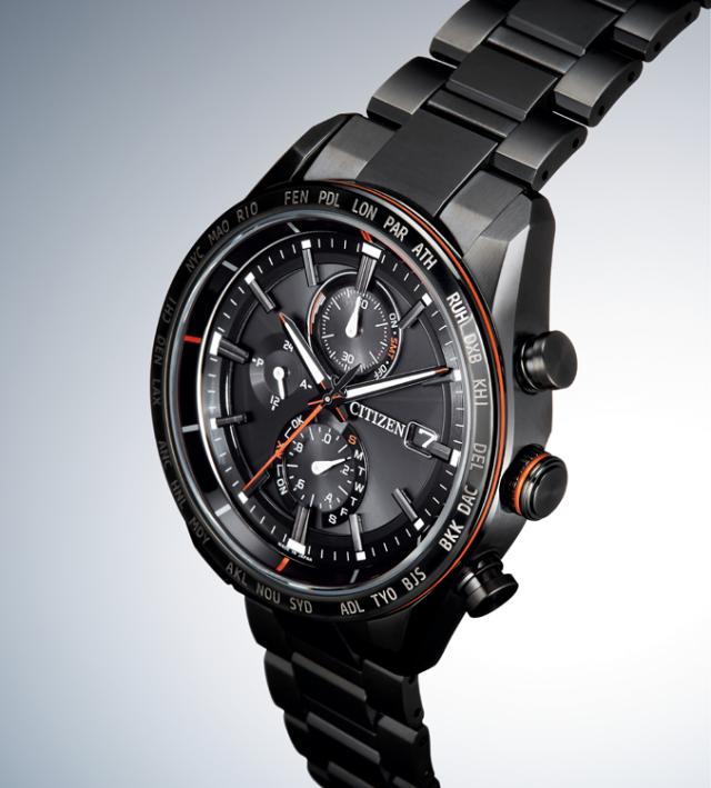 シチズン 【国内正規品】アテッサ　ダイレクトフライト　ACT Line Black Titanium Series AT8185-62E返品種別A_4