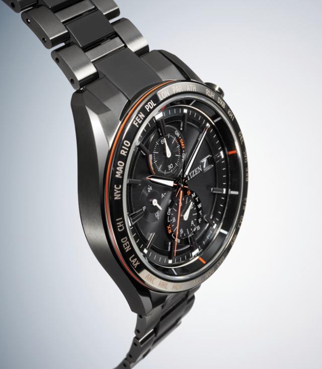 シチズン 【国内正規品】アテッサ　ダイレクトフライト　ACT Line Black Titanium Series AT8185-62E返品種別A_5