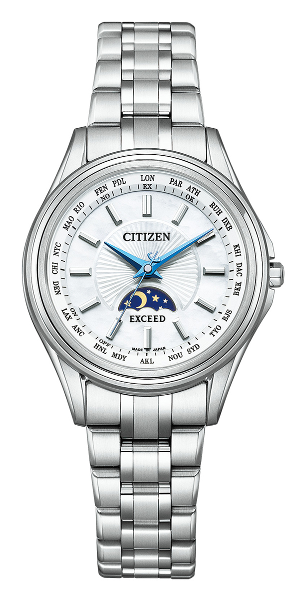 シチズン 【国内正規品】エクシード　45周年記念　ペアモデルエコ・ドライブ電波　レディースタイプ EE1010-62W[EE101062W] 返品種別A 101,640円