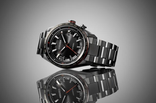 シチズン 【国内正規品】アテッサ ACT Line Black Titanium Seriesエコ 