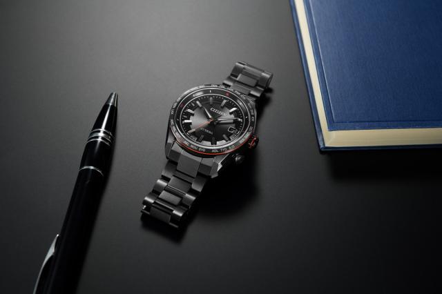 シチズン 【国内正規品】アテッサ ACT Line Black Titanium Seriesエコ 