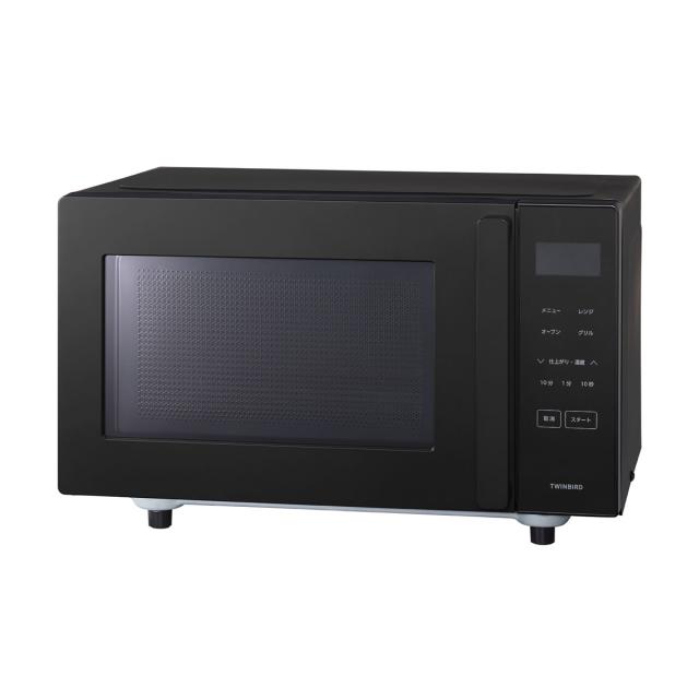 ツインバード DR-E216B オーブンレンジ　16L　ブラックTWINBIRD　センサー付フラットオーブンレンジ[DRE216B] 返品種別A