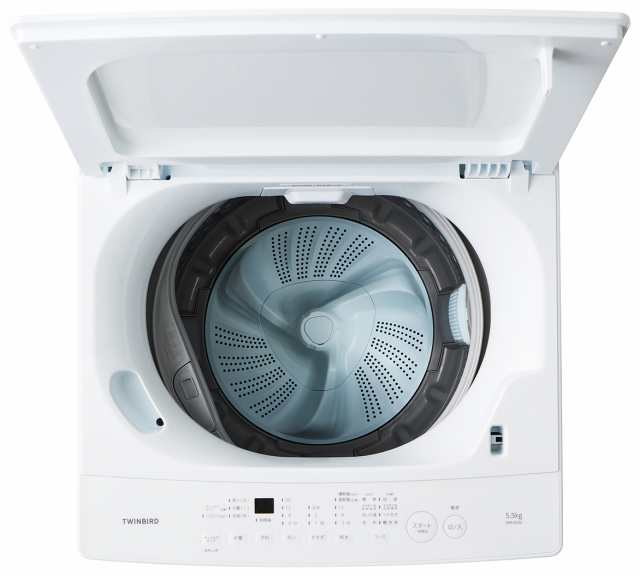 ツインバード WM-ED55W 5.5kg 全自動洗濯機 ホワイトTWINBIRD[WMED55W