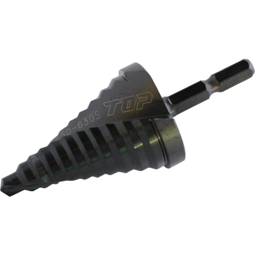 トップ工業 ESD-630S 電動ドリル用 六角シャンクスパイラルステップドリル 11段 φ6〜30mmTOP[ESD630S] 返品種別B