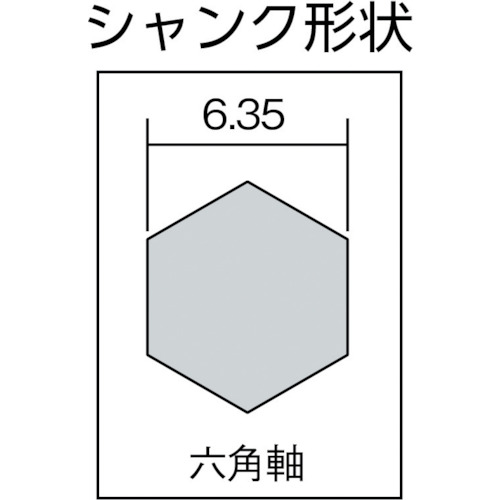 トップ工業 ESD-630G 電動ドリル用 六角シャンクステップドリル(チタンコーティング) 11段 φ6〜30mmTOP[ESD630G] 返品種別B_1