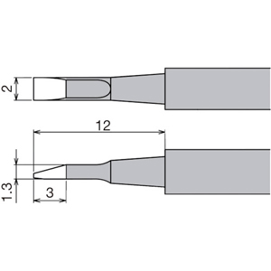 太洋電機産業 XST-80HRT-2 替こて先　XST-80G用グット(goot)はんだこてコテ先[XST80HRT2] 返品種別B