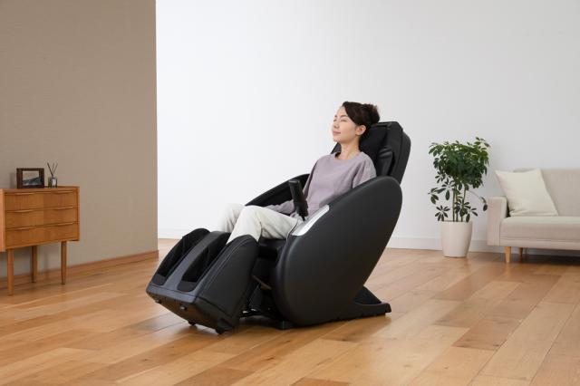 スライヴ CHD-9120-BK マッサージチェア(ブラック)THRIVE くつろぎ指定